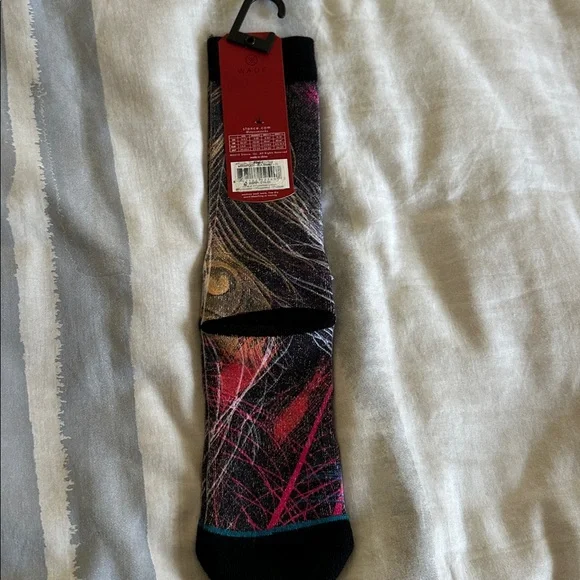 Stance Mens Crew Socks D Wade Collection Combed Cotton Large 9-13 Flight Feather - Picture 2 of 4